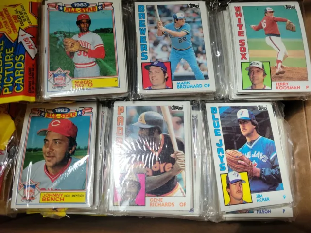 1984 TOPPS BASEBALL UNOPENED RACK PACK 55 CARDS - Mattingly Strawberry Rookie ??