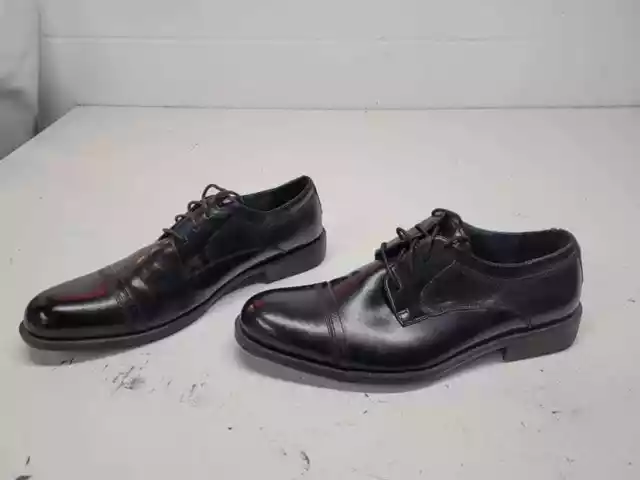 STEVE MADDEN MENS black dress shoes size 10m / sn2676 R4 $19.99 - PicClick