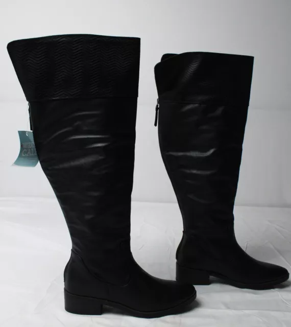 Baretraps Women's Wide Calf Marcela Over The Knee Boots LV5 Black Size US:9M 3
