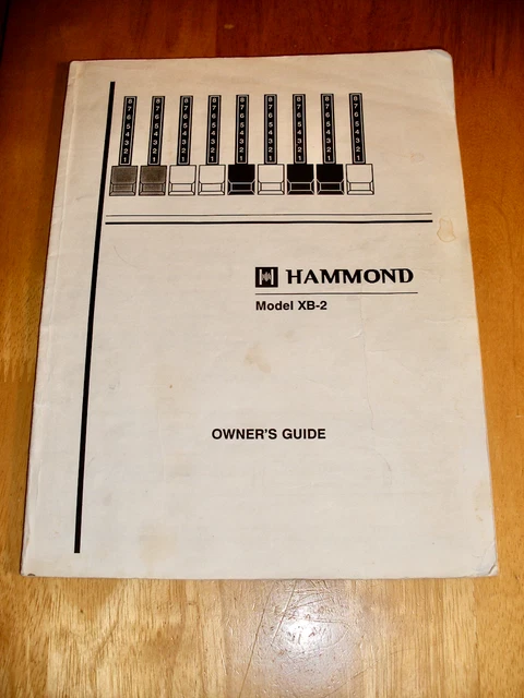 Hammond Xb-2 Organ  - Original Instruction Owners Manual Book