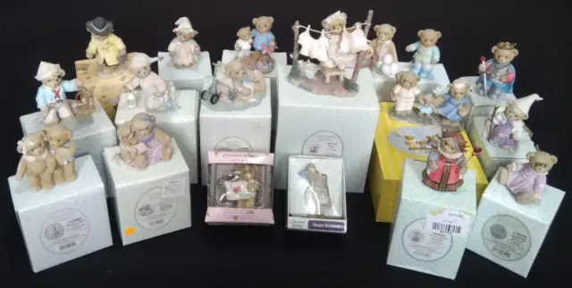 CHERISHED TEDDIES COLLECTION inc LTD EDITIONS - ALL BOXED AND IN GREAT CONDITION