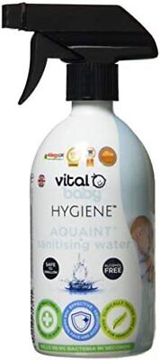 Agua desinfectante Vital Baby AQUAINT® 500 ml mata el 99,99% de los gérmenes, sa segura para bebés