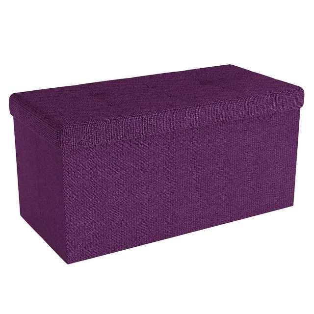 Panchina pieghevole 76x38x38 cm Sgabello Seduta Cubo Scatola di immagazzinamento