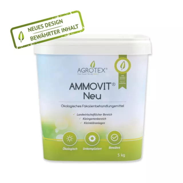 Ammovit Neu Agrotex Ökologisches Fäkalienbehandlungsmittel für Kleinkläranlagen