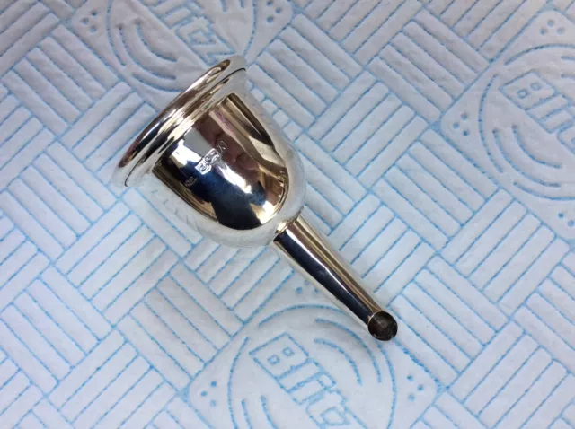 Modernist Sterling Silver  WINE FUNNEL  by  Birmingham Maker William Manton 1987