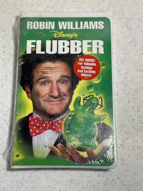 FLUBBER (Walt Disney Robin Williams)  VHS Video Tape SEALED