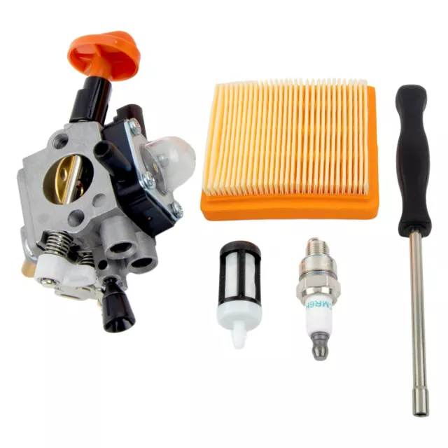 Kit carburateur avec conduite de carburant pour Stihl FS89 FS91 FS111 FS131 HT10