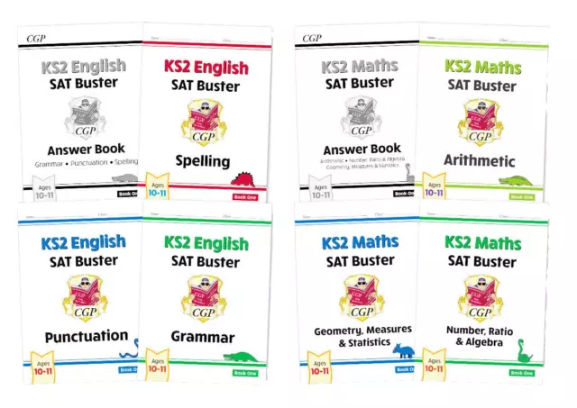 CGP KS2 SAT Buster Book 1 Bundle - includes answers ( 2024 tests & Beyond)