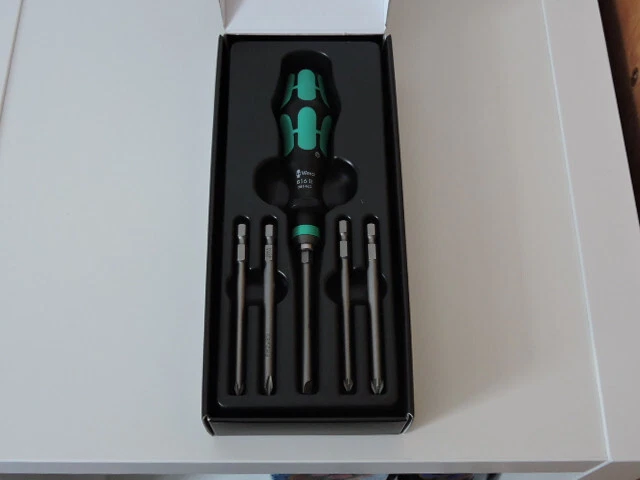 Wera 816 R Werkstatt Bit-Schraubendreher Set 6-teilig 1/4 (6.3 mm) Rapidaptor