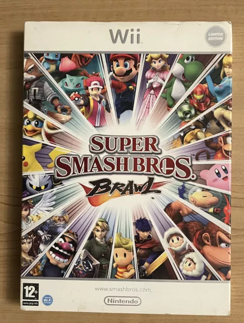 Super Smash Bros. Brawl Nintendo Wii Limited Edition Game PAL