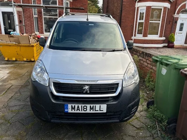 2018 18 Peugeot Partner 1.6 Blue Hdi Professional Swb L1 Euro 6 Van Fsh No Vat