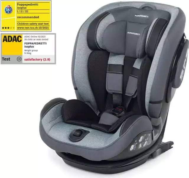 Seggiolino Auto 9-36 Kg per Bambini 9 Mesi/12 anni Dualfix 386602 Foppapedretti