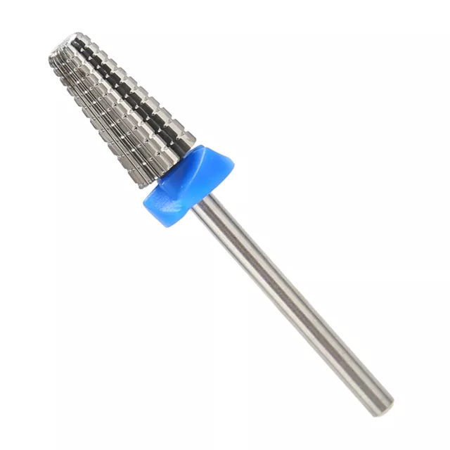 (Flat Head M)Cuticle Drill Bit Rotated Wear Resistance Durable Nail Tungsten