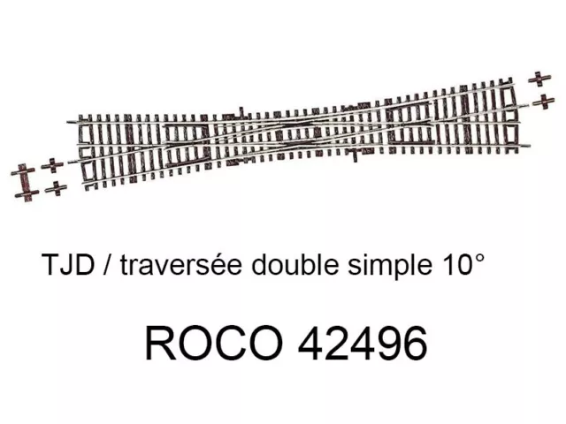 Traversée Jonction Double (TJD) 10 degrés - ROCO 42496