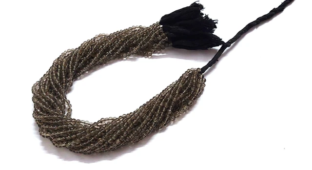 Fumoso Quarzo Rotondo 4.5-5mm Perline, Naturale 12 " Pollici 5 Filo