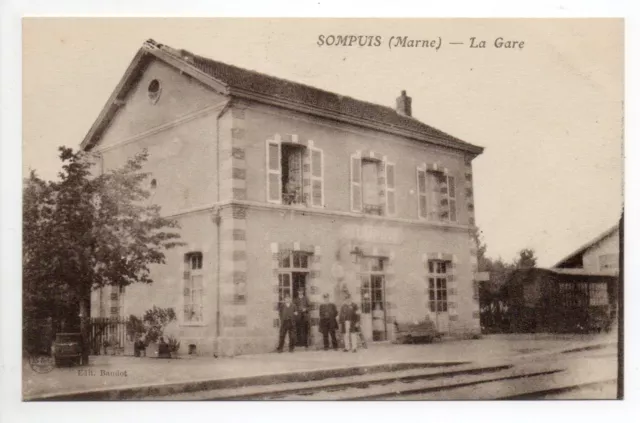 SOMPUIS Marne CPA 51 la gare
