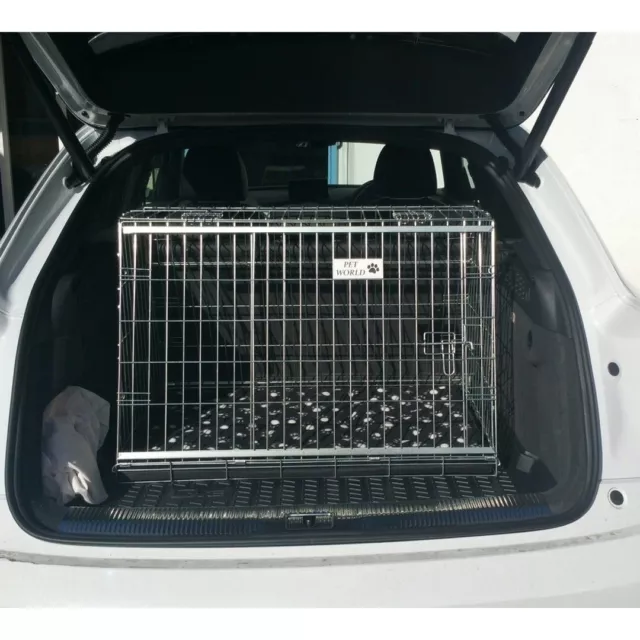 Sloping Dog pet puppy travel training cage crate transporter guard for AUDI Q3