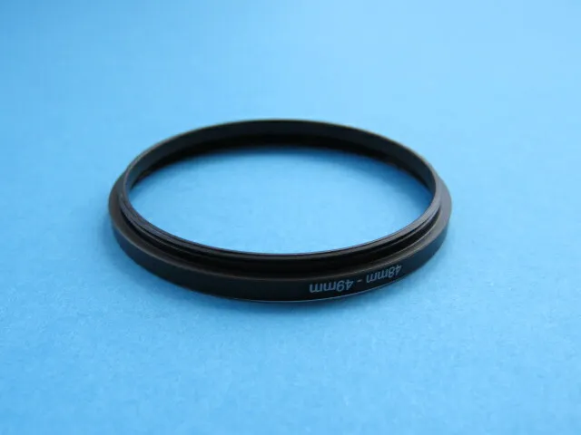 48mm to 49mm Step Up Step-Up Ring Camera Lens Filter Adapter Ring 48mm-49mm 2