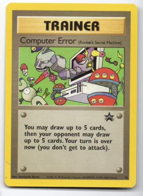 Computer Error - Black Star Movie Promo - #16 - Pokemon Card - Near Mint