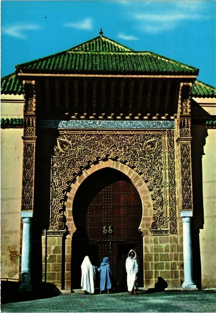 CPM AK MAROC Mekines-Porte du Mausolée MOULAY Ismail (343182)
