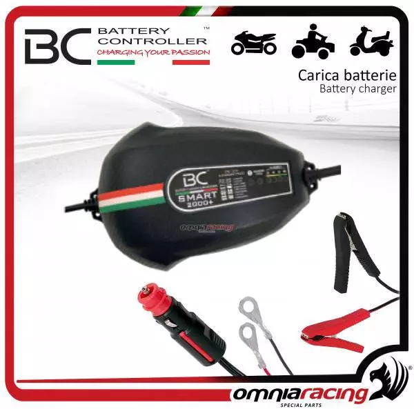BC Battery KIT 2 caricabatterie Smart 2000+ batterie 12v al piombo-acido