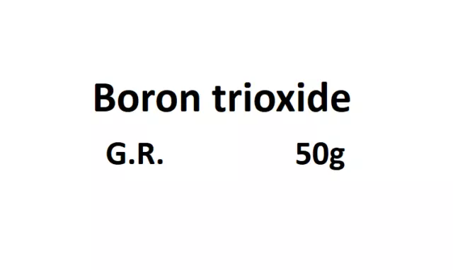 Boron trioxide flakes 2x50g 2