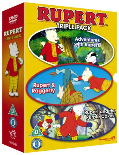 Rupert the Bear: Collection DVD (2011) Rupert Bear cert U 3 discs Amazing Value