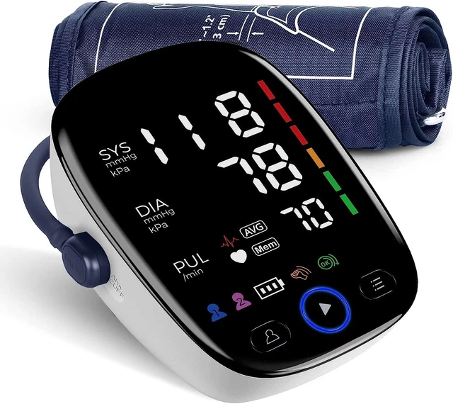 Monitores digitales automáticos de presión arterial con pantalla LED para máquina de presión arterial