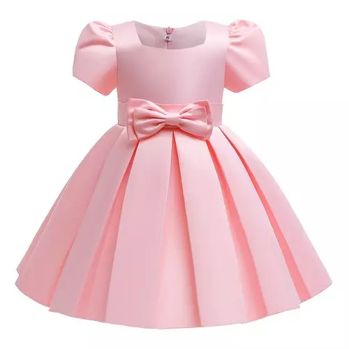 Summer Girl Flower Dress Princess Costume Dresses Party Kid Prom Formal DressBow