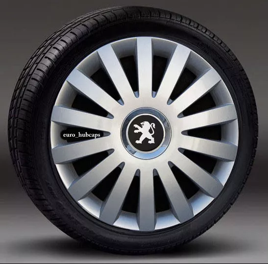 Silver 14" wheel trims, Hub Caps, Covers to Peugeot Partner (Quantity 4)
