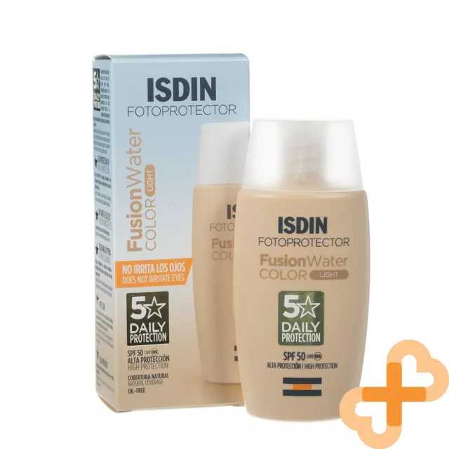 ISDIN Fusion Water Color Light Protective Face Emulsion from the Sun SPF50 50ml