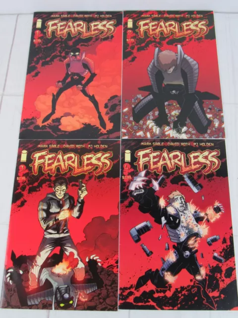 Fearless #1-4 2007 Image Comics Lot of 4 Comics