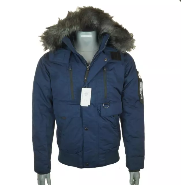 Hollister Veste Homme M Capuche Polaire Doublure Rembourré Zip Doublé  Poches