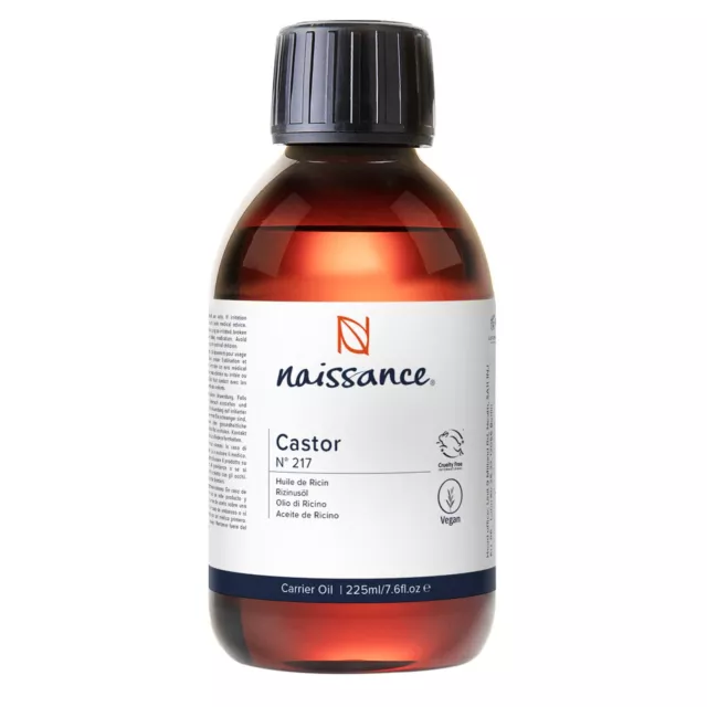 Naissance Rizinusöl 100% rein (N° 217) - 225ml - Schönheit, Massage, Haut, Haare