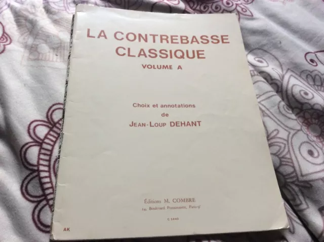 La contrebasse classique. Jean-Loup Dehant