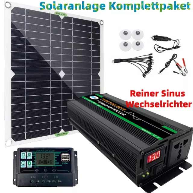 revolt Insel Solar: Solaranlagen-Set: Laderegler, Wechselrichter