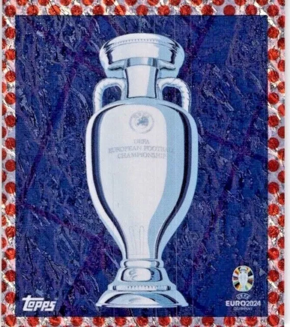 TOPPS UEFA EURO 2024 Sticker EURO BORDER PARALLEL Choose Single