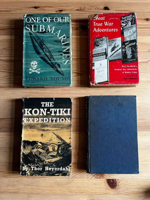 dbA4 Military/Expedition History Stories. Thor Heyerdahl. James Dugan. Young.