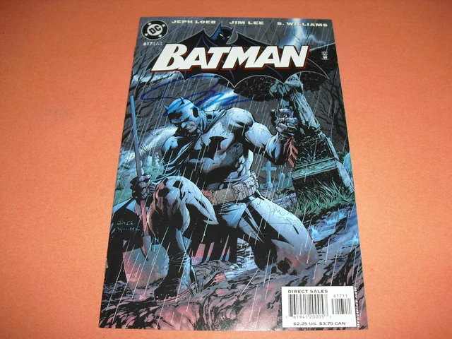 Batman #617 in NM 9.6 COND signed by Jim Lee from 2003! DC Hush high grade B471