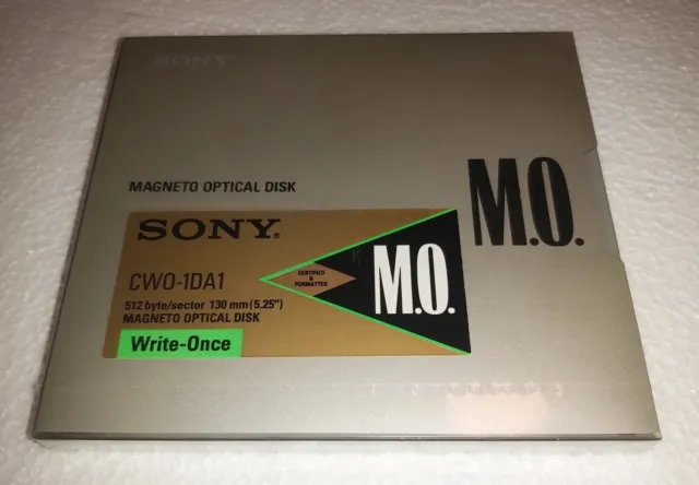 ✳️ Sony MO WORM CWO-1DA1 650 MB - Cartridge ☘️ Datenkassette 💗 eingeschweißt