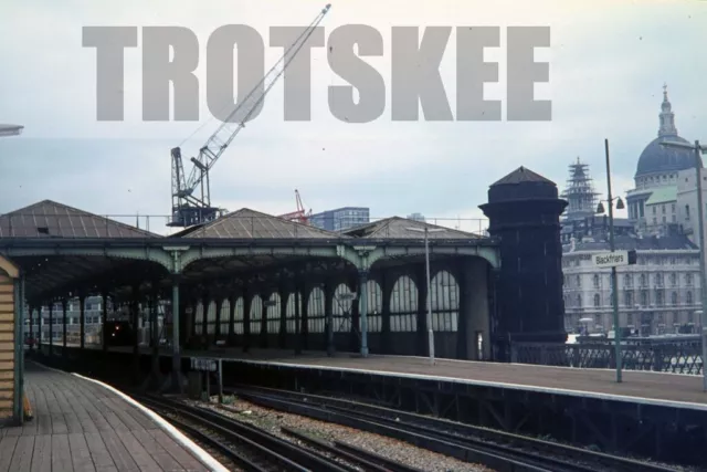 35mm Slide BR British Railways Scene View Blackfriars Station 1974 Original