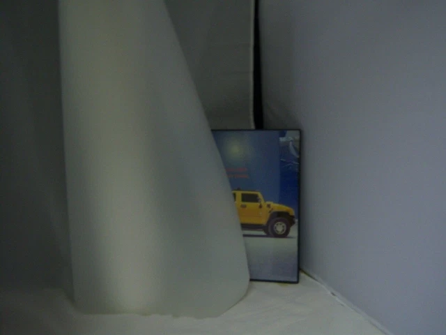 30" wide X 1 FT ++ ROLL WHITE FROST FILM PRIVACY sold by the foot  opaque matte