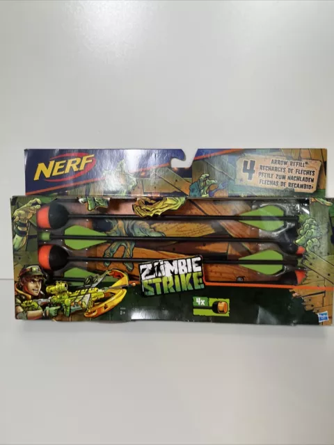 NERF ZOMBIE STRIKE Arrow Refill 4 Pack Hasbro 9.50 PicClick UK
