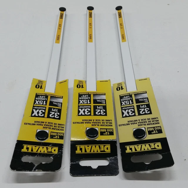 3 Pack!!! STANLEY CONSUMER TOOLS Hack Saw Blades, 12-In. x 32 TPI, 10-Pk. - A16