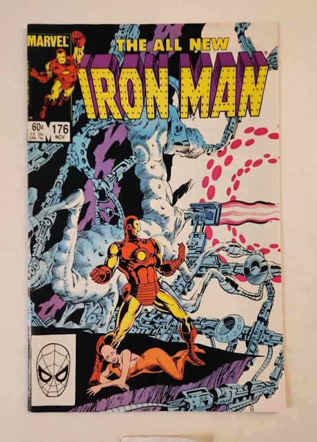 Iron Man #176, Nov 1983, VFN+/NM, James Rhodes as Iron Man  (Mark's comics)