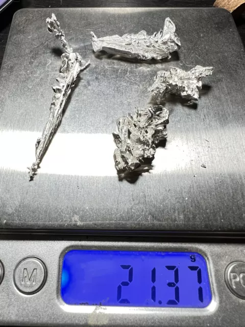 21+ Grams Extra Chunky Pure Silver Crystals