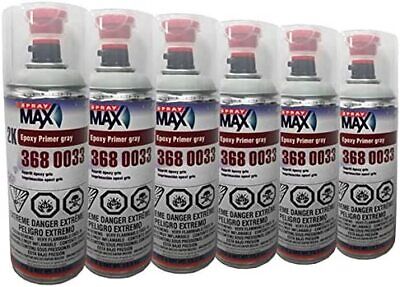 SprayMax 3680033, imprimadora epoxi curativa de óxido 2K, gris, aerosol (6)