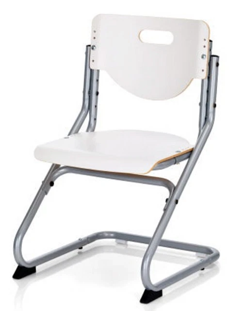 Mitwachsender Schreibtischstuhl Kettler Chair Plus, weiß/silber