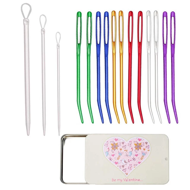 Yarn Needle, Bent Needle Tapestry Needle Set Wool Needles Large-Eye Blunt Needln