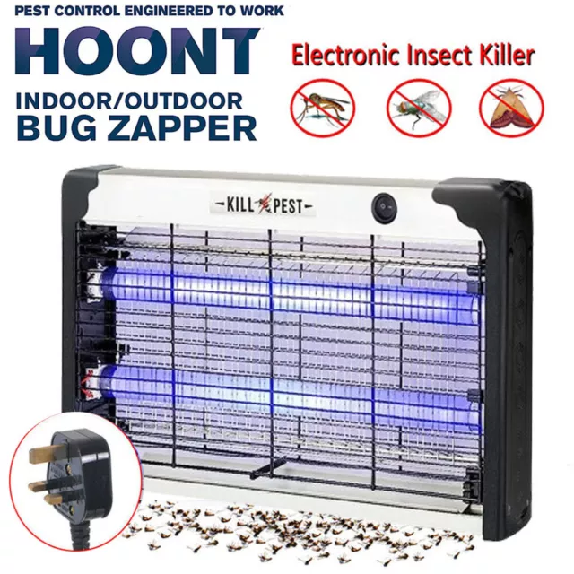 Electric Insect Killer Bug Zapper Home UV Mosquito Wasp Fly Trap Light 40W Home